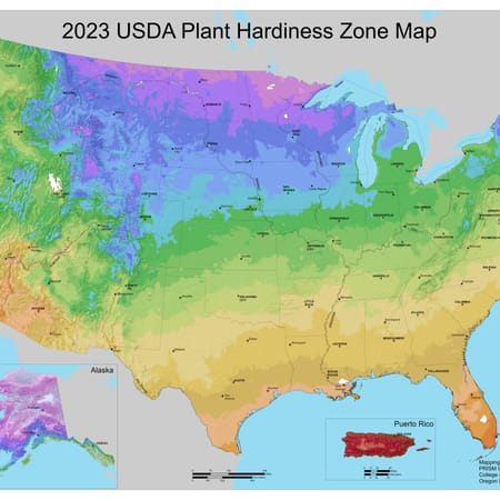 Image of: USDA Plant Hardiness Zone Maps